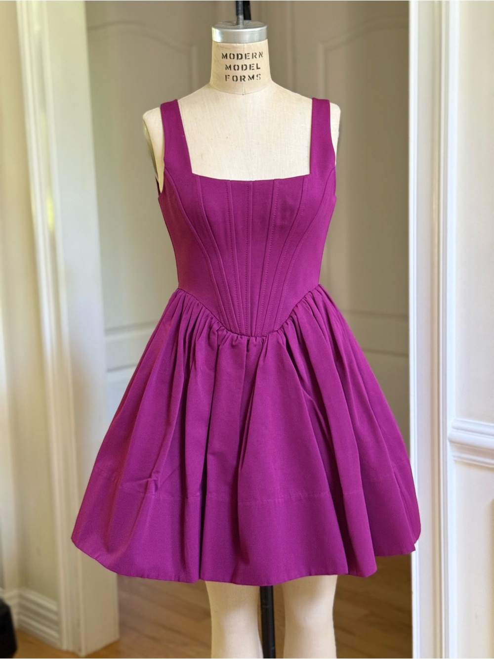 Staud Landscape Corset Minidress